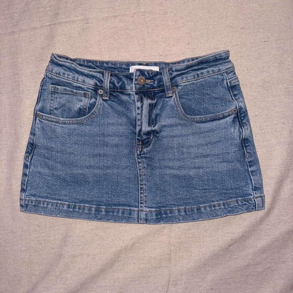 TILLYS RSQ Blue Denim Mini Skirt